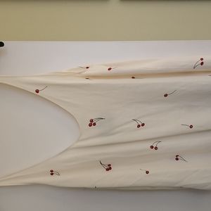Reformation Cherry Print Tank Top Medium